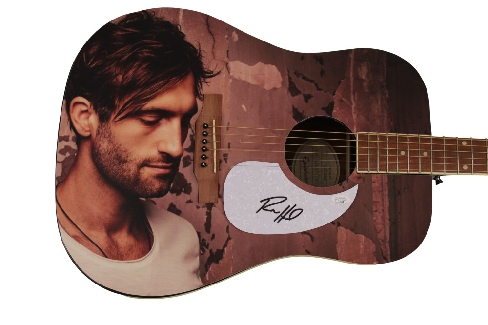RYAN HURD SIGNED AUTOGRAPH CUSTOM GIBSON EPIPHONE ACOUSTIC GUITAR – 1/1 JSA COA COLLECTIBLE MEMORABILIA