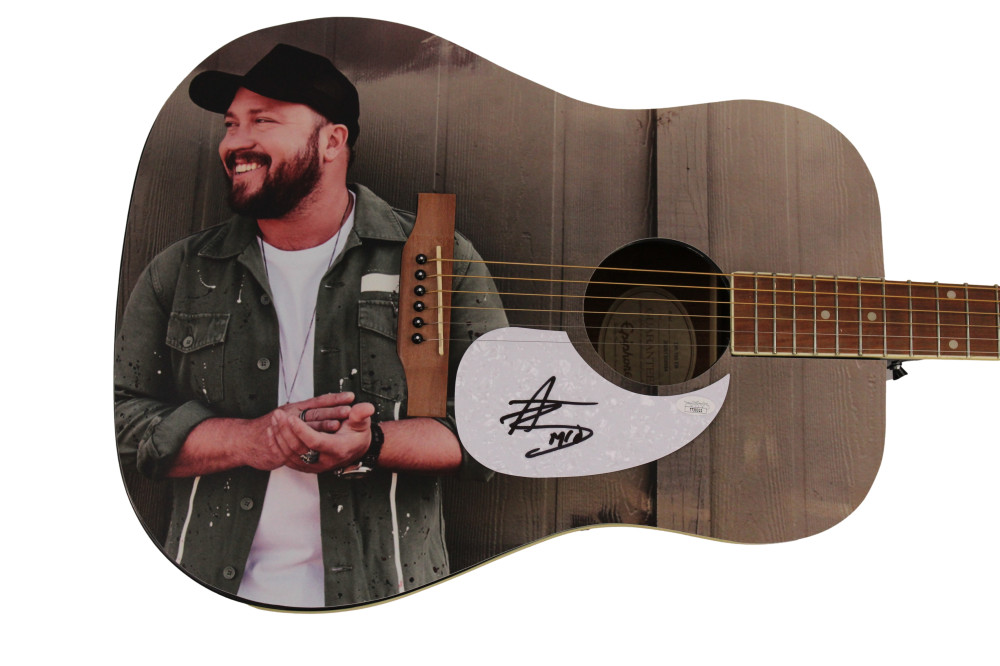 MITCHELL TENPENNY SIGNED AUTOGRAPH CUSTOM GIBSON EPIPHONE ACOUSTIC GUITAR JSA COLLECTIBLE MEMORABILIA