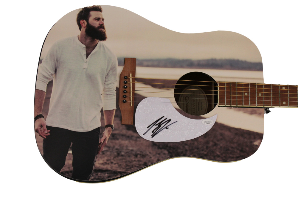 JORDAN DAVIS SIGNED AUTOGRAPH CUSTOM GIBSON EPIPHONE ACOUSTIC GUITAR 1/1 JSA COA