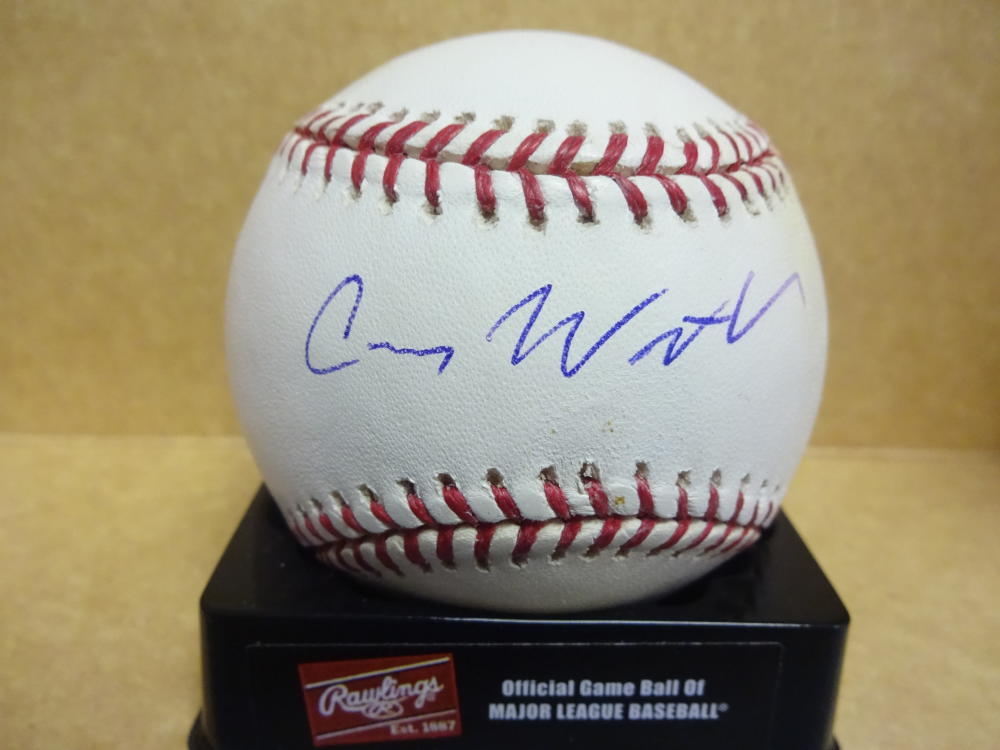 CASEY WEATHERS COLORADO ROCKIES SIGNED M.L. BASEBALL W/COA