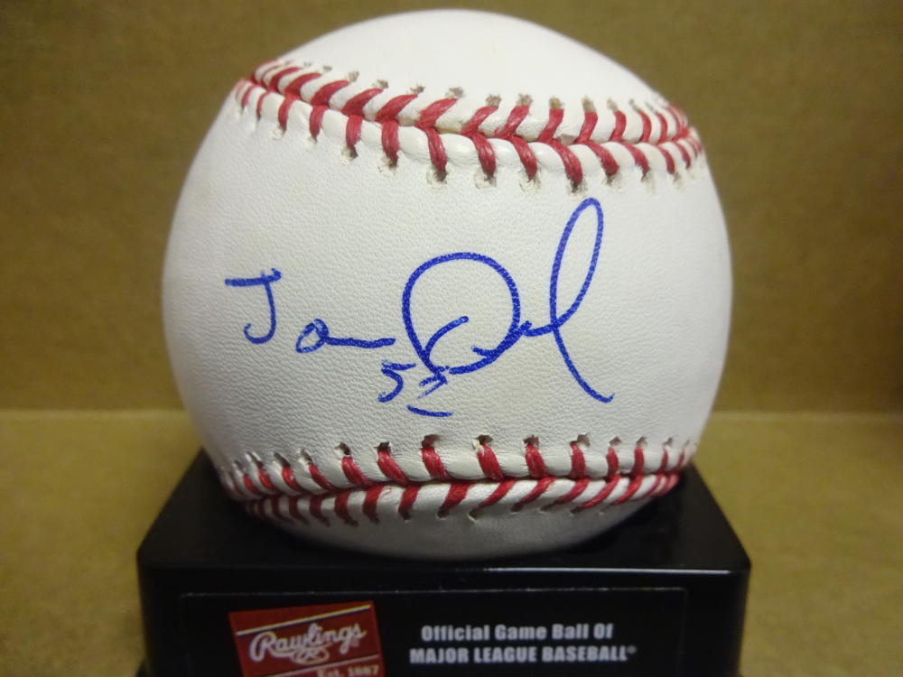 JOSE CEDA CHICAGO FLORIDA MARLINS SIGNED M.L. BASEBALL W/COA