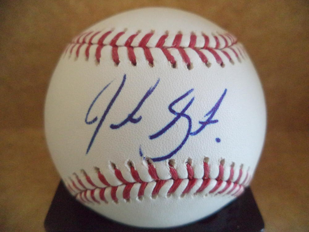 JOSH SMOKER NEW YORK METS SIGNED AUTOGRAPHED M.L. BASEBALL W/COA
