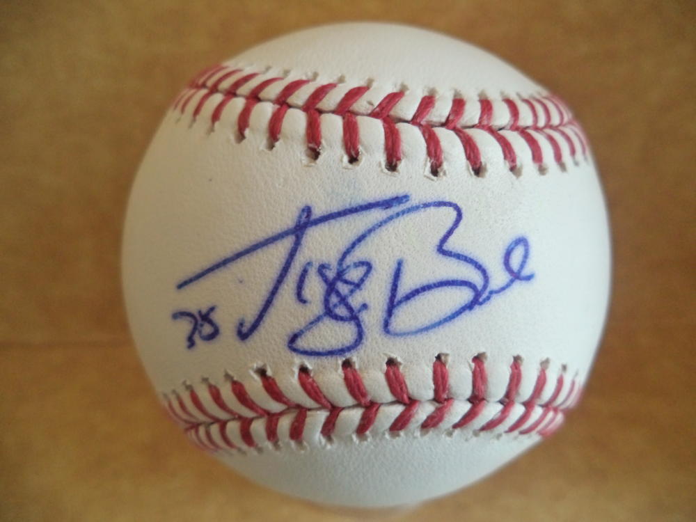 TYLER BEEDE SAN FRANCISCO GIANTS SIGNED AUTOGRAPHED M.L BASEBALL COA B