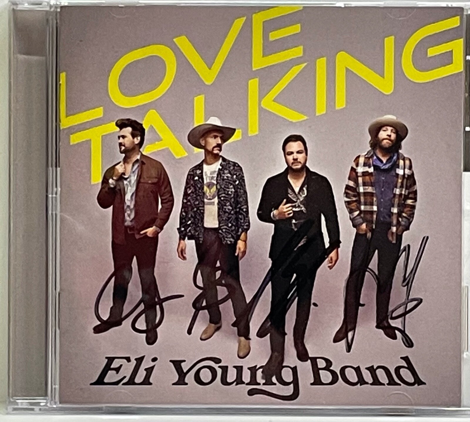 M ELI J YOUNG +2 ELI YOUNG BAND Signed Autograph CD 