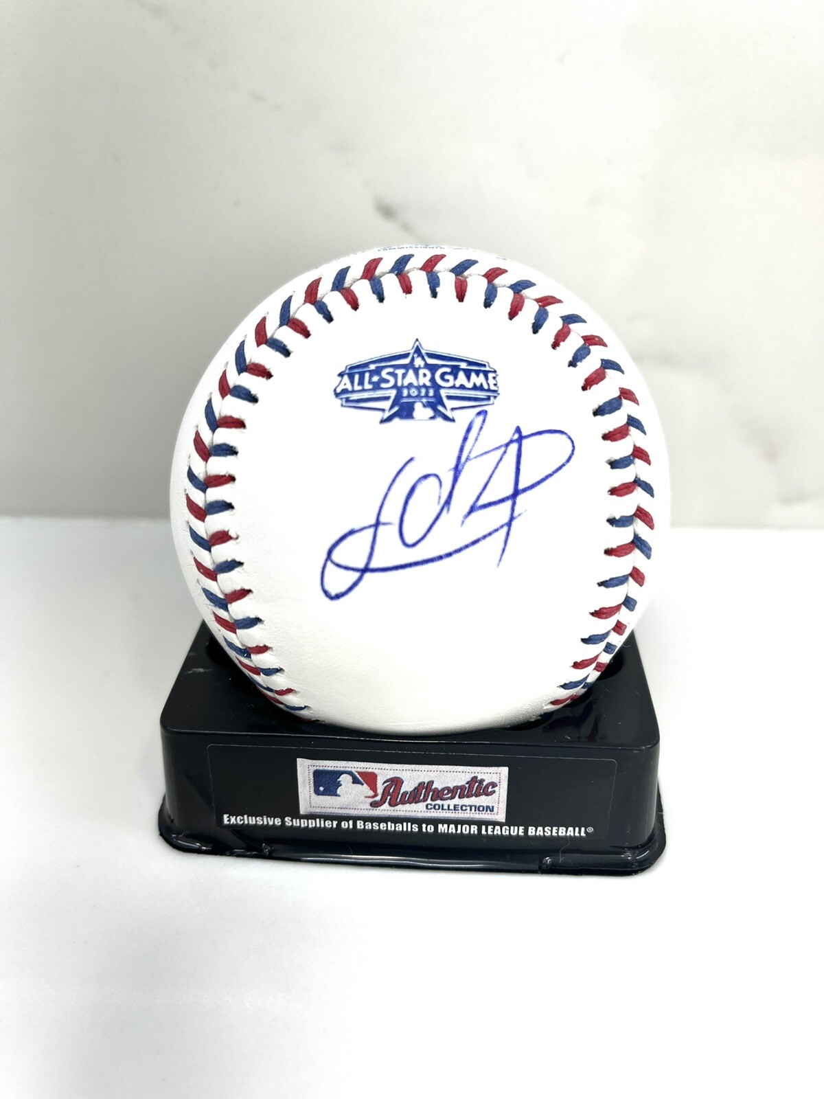 Sandy Alcantara Hand Signed 2022 All star Game Baseball Marlins Beckett BAS Cert