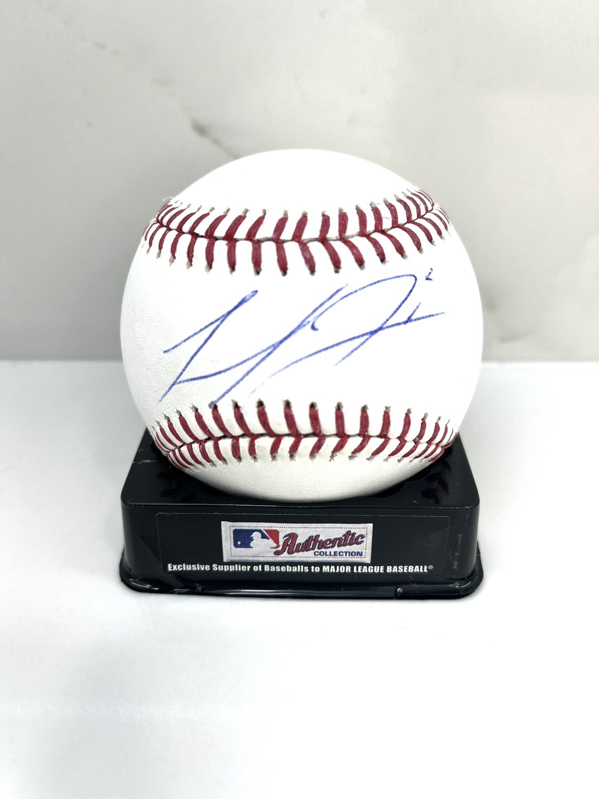 Michael Harris ll Hand Signed OML Baseball Atlanta Braves Beckett BAS CERT