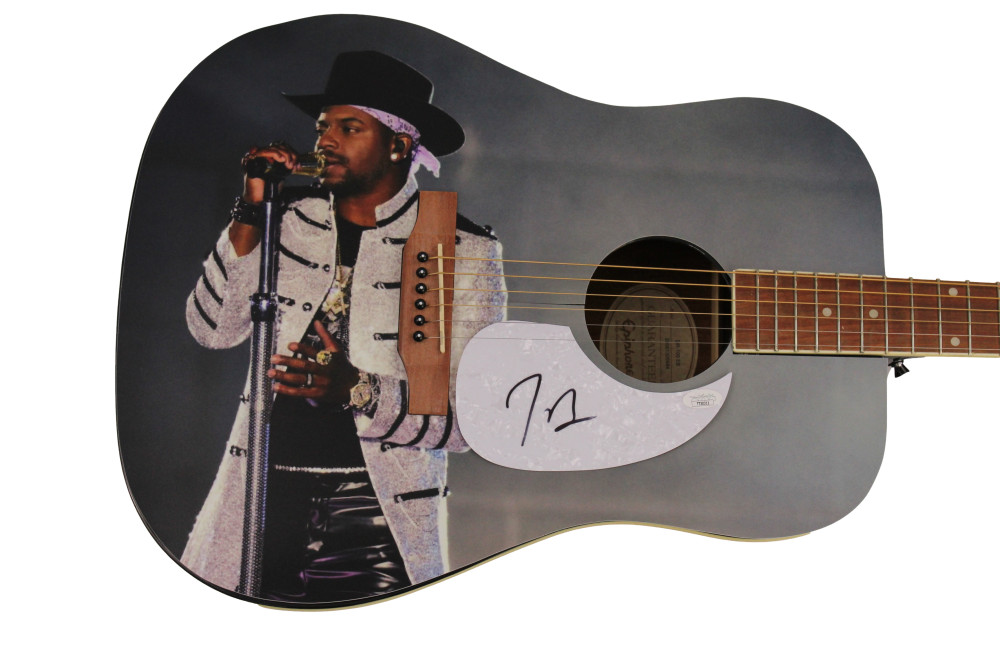 JIMMIE ALLEN SIGNED AUTOGRAPH CUSTOM GIBSON EPIPHONE ACOUSTIC GUITAR 1/1 JSA COA