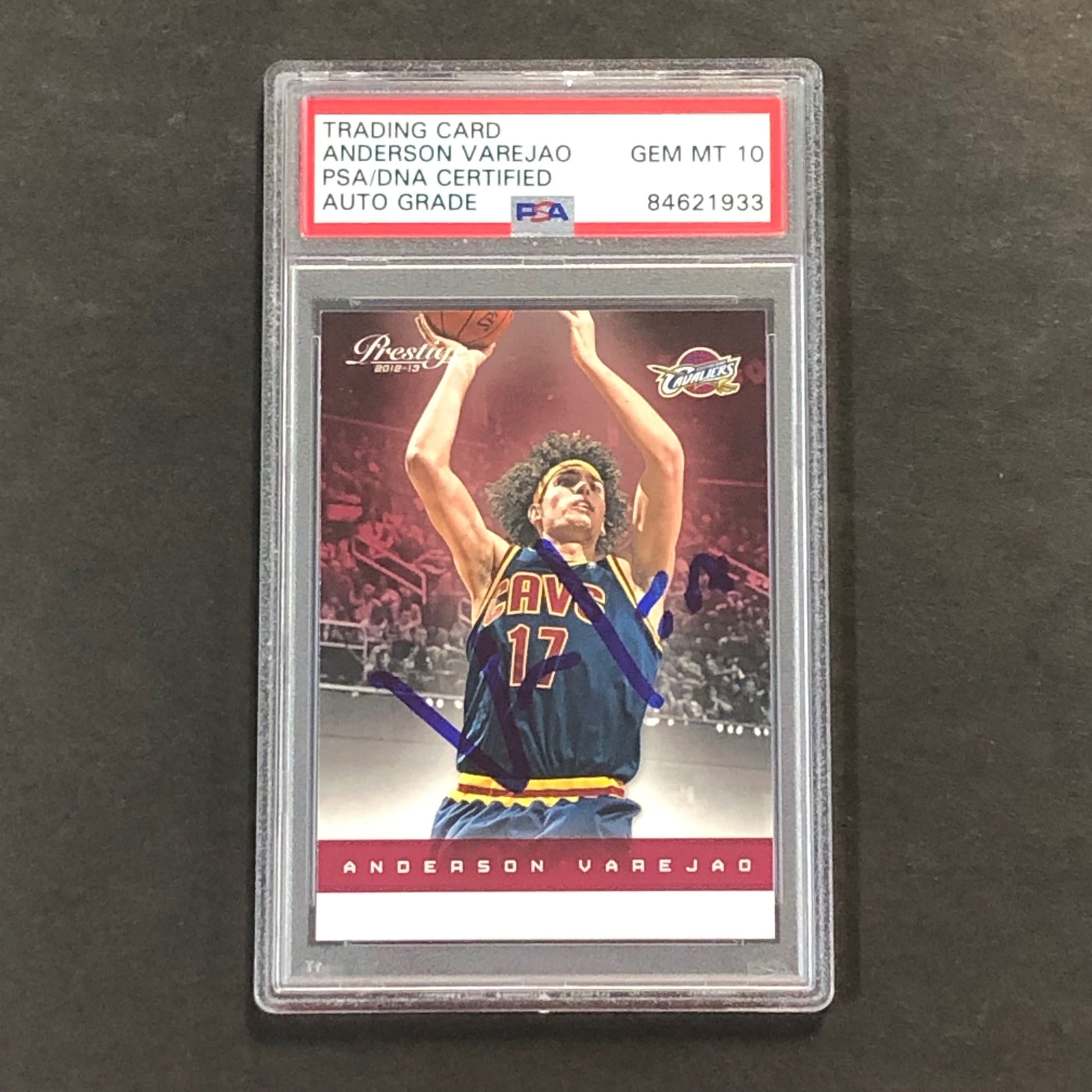 2012-13 Panini Prestige #134 Anderson Varejao Signed Card AUTO 10 PSA Slabbed Ca