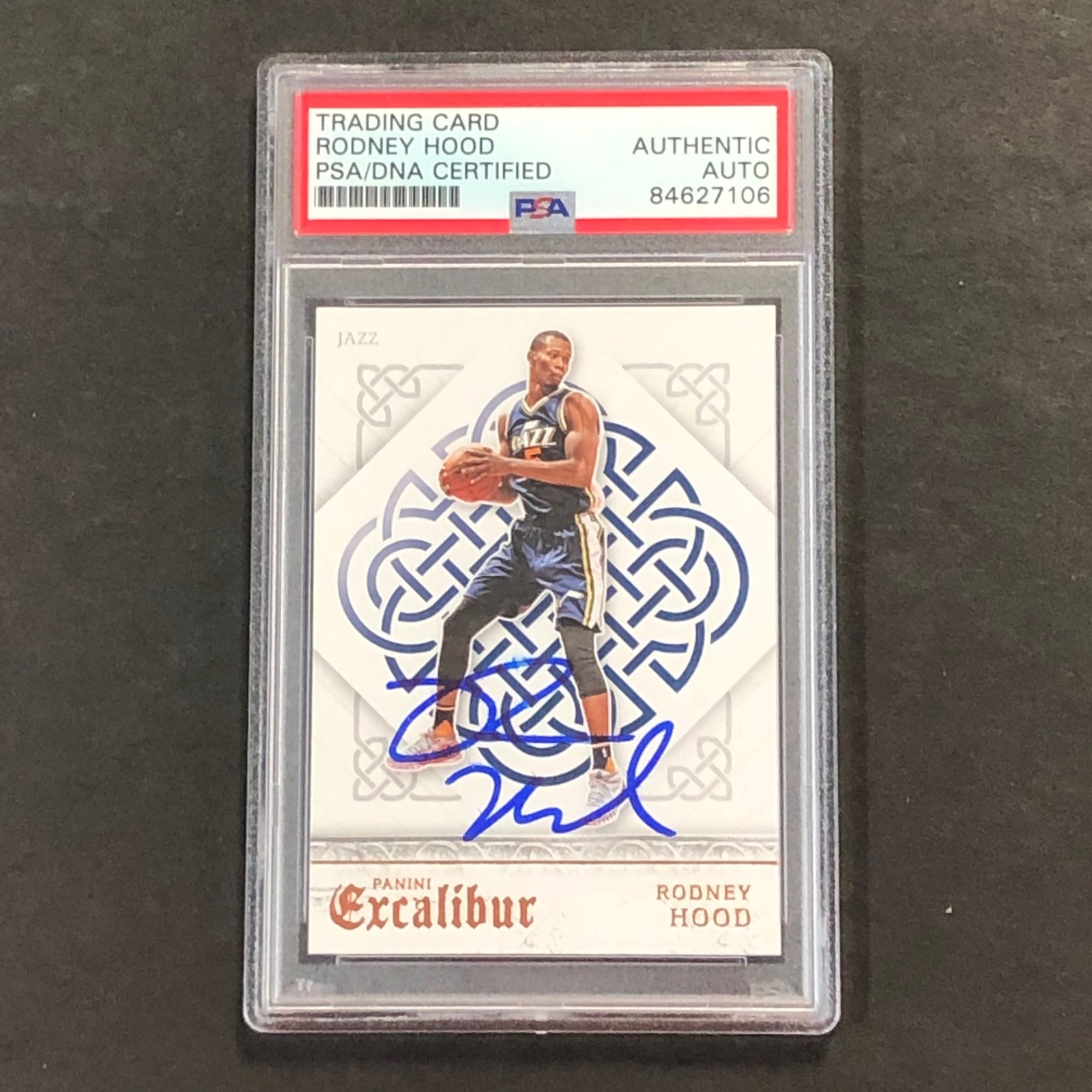 2015-16 Panini Excalibur #32 Rodney Hood Signed AUTO PSA Slabbed Jazz