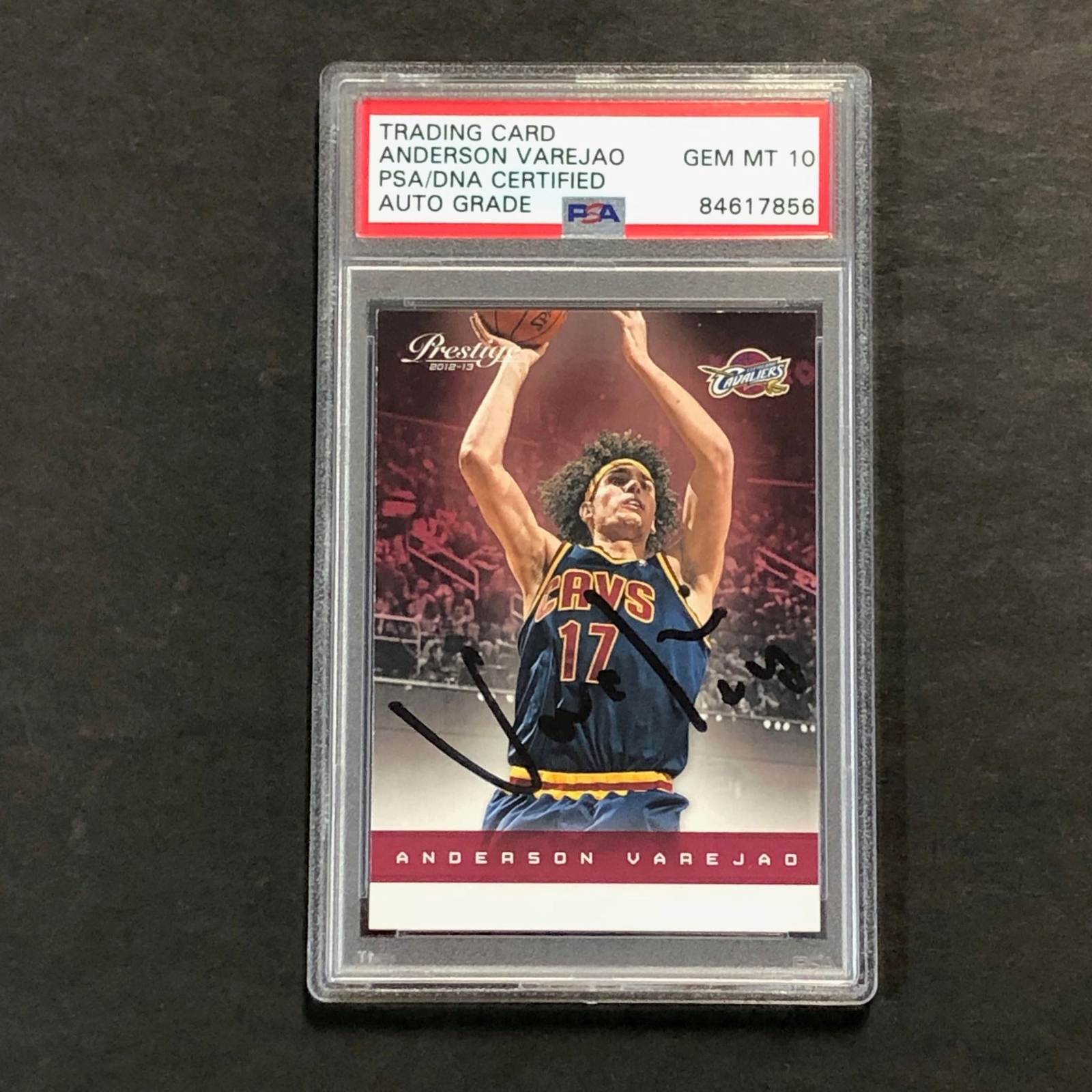 2012-13 Panini Prestige #134 Anderson Varejao Signed Card AUTO 10 PSA Slabbed Ca