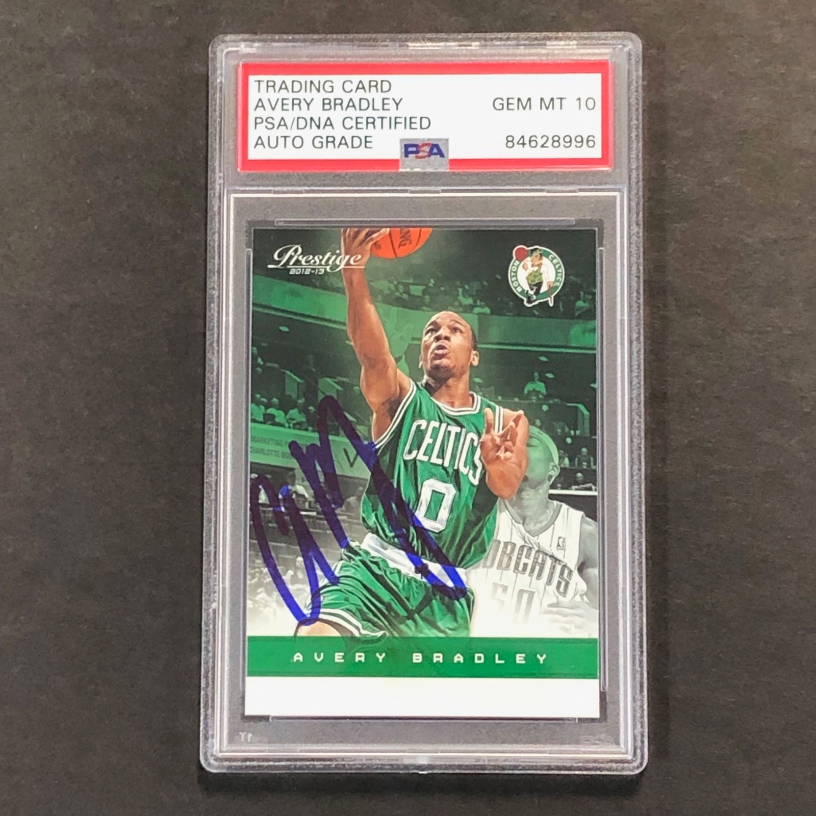 2012-13 Panini Prestige #19 Avery Bradley Signed Card AUTO 10 PSA/DNA Slabbed Ce