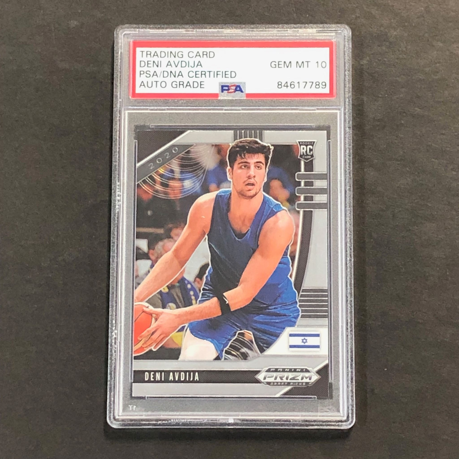 2020-21 Panini Prizm Draft Picks #6 Deni Avdija Signed AUTO 10 PSA Slabbed RC Is