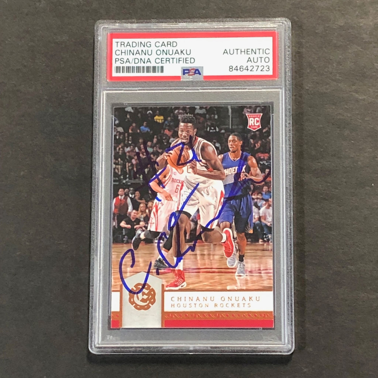 2016-17 Panini Excalibur #63 Chinanu Onuaku Signed Card AUTO PSA Slabbed RC Rock