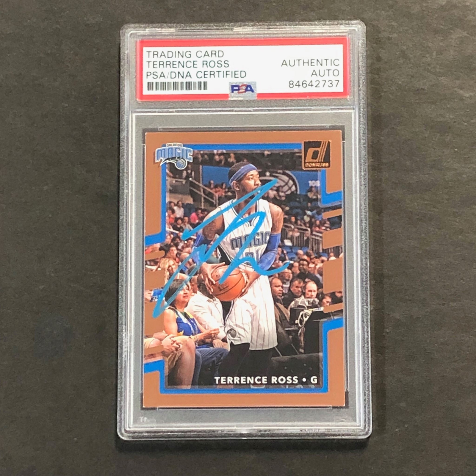 2017-18 Donruss #107 Terrence Ross Signed Card AUTO PSA Slabbed Magic