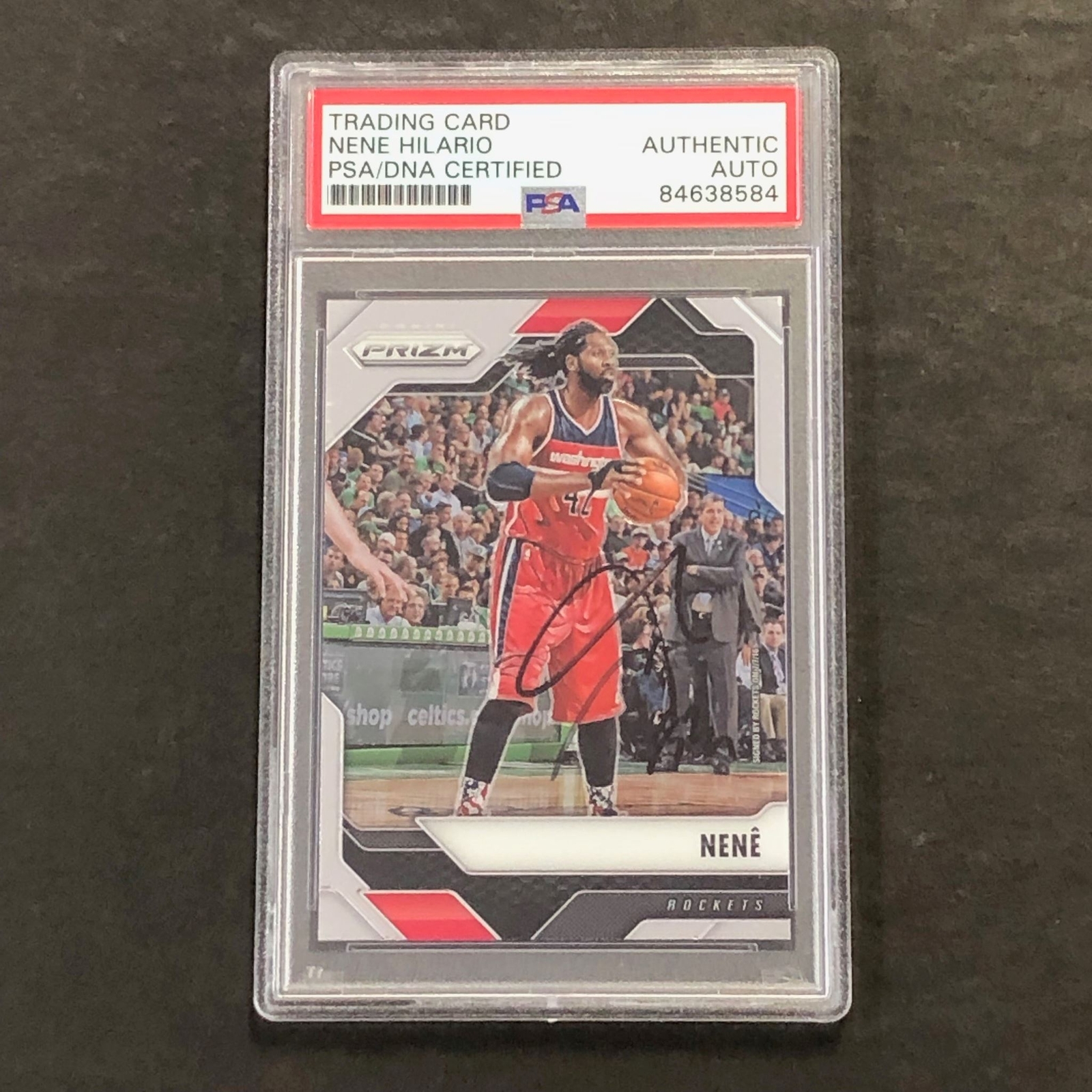 2016-17 Panini Prizm #227 Nene Signed AUTO PSA Slabbed Wizards