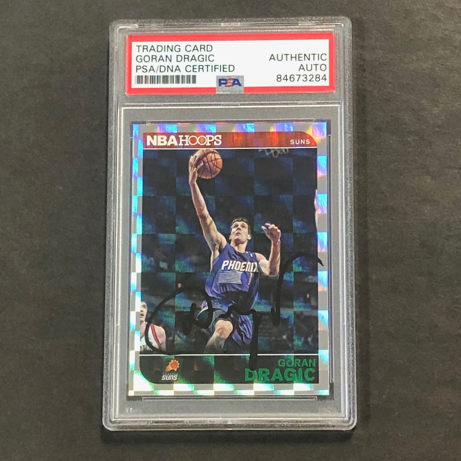 2014-15 NBA Hoops #234 Goran Dragic Signed Card AUTO PSA/DNA Slabbed Suns