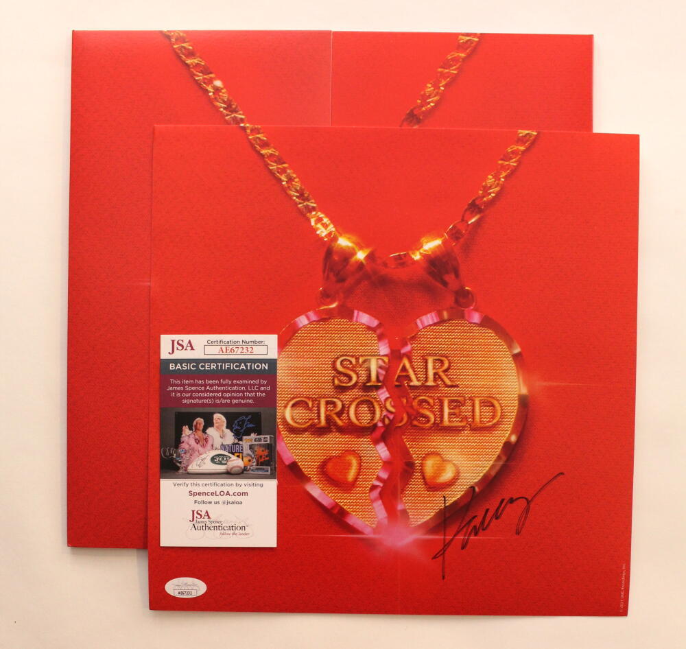 KACEY MUSGRAVES SIGNED AUTOGRAPH 12X12 ALBUM INSERT & VINYL STAR CROSSED JSA COA