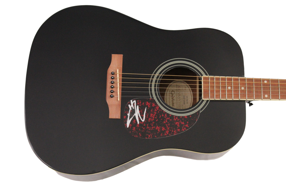JACKSON RATHBONE SIGNED AUTOGRAPH GIBSON EPIPHONE ACOUSTIC GUITAR - 100 MONKEYS
