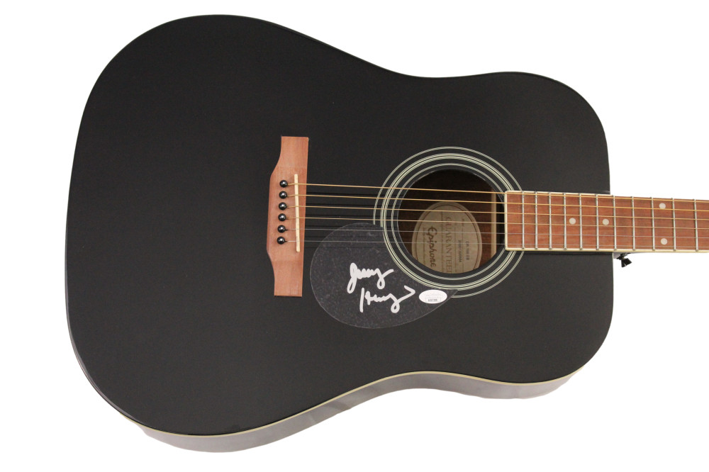 JIMMY HERRING SIGNED AUTOGRAPH EPIPHONE ACOUSTIC GUITAR WIDESPREAD PANIC JSA COA