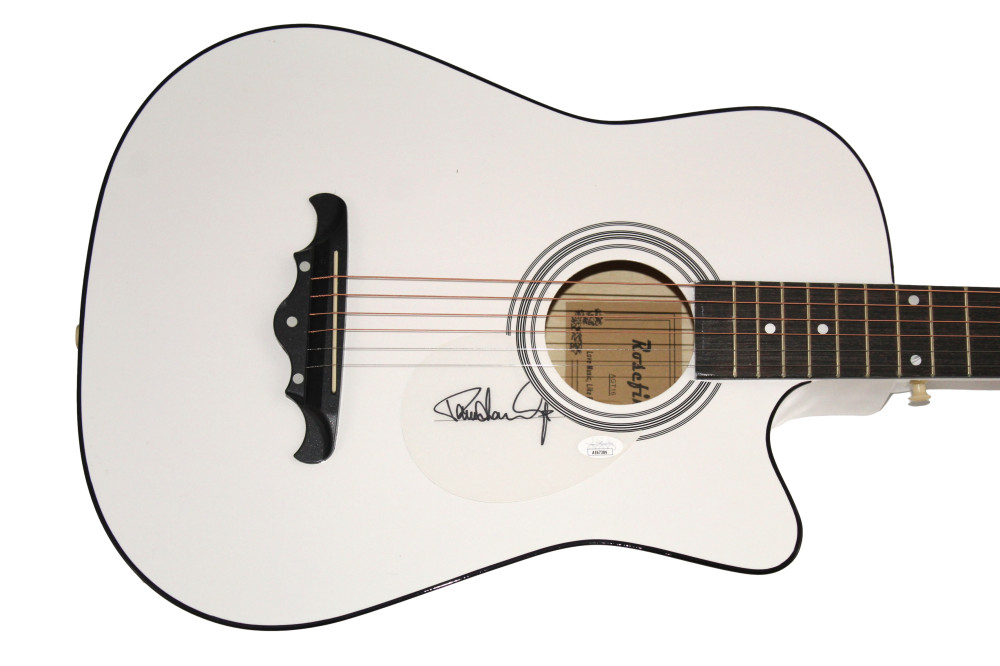 PAUL STANLEY SIGNED AUTOGRAPH FULL SIZE ACOUSTIC GUITAR - KISS THE STARCHILD JSA