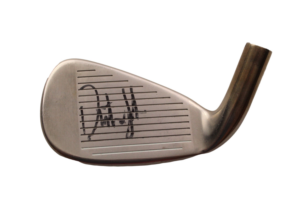 DUSTIN JOHNSON SIGNED AUTOGRAPH USED TAYLORMADE GOLF CLUBHEAD - MASTERS JSA COA