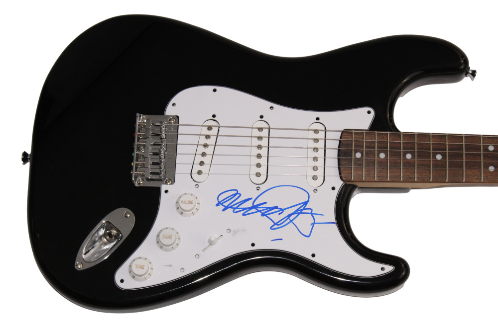MICHAEL J FOX SIGNED AUTOGRAPH B FENDER ELECTRIC GUITAR MARTY MCFLY BTTF JSA COA