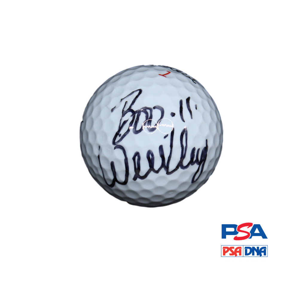 BOO WEEKLEY SIGNED AUTOGRAPH GOLF BALL - PGA TOUR CHAMPION RARE! W/ PSA COA