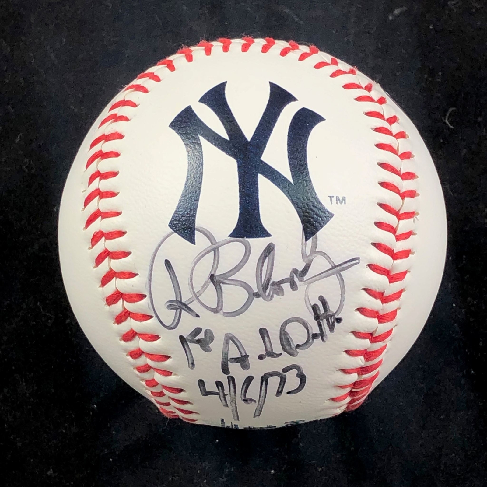 Ron Blomberg Signed Baseball PSA/DNA New York Yankees Autographed