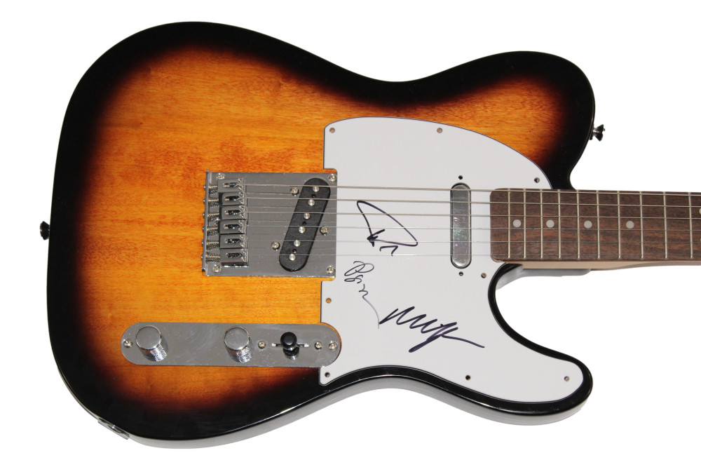 TREY ANASTASIO MIKE GORDON & PAGE SIGNED AUTOGRAPH FENDER GUITAR - PHISH JSA COA