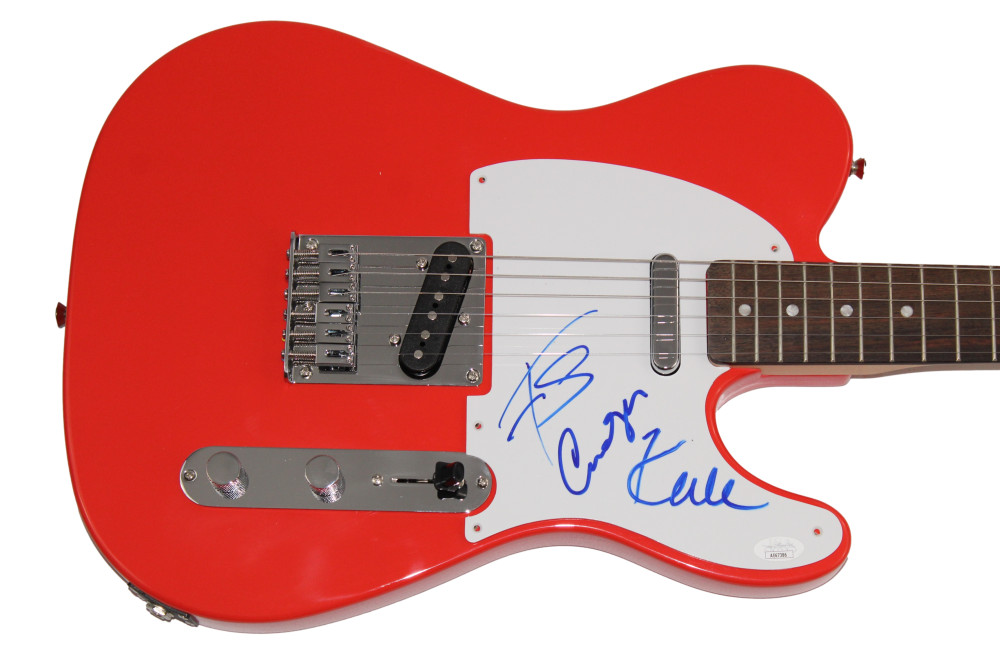 KATE PIERSON, CINDY & FRED SIGNED AUTOGRAPH ELECTRIC GUITAR - THE B52S JSA COA