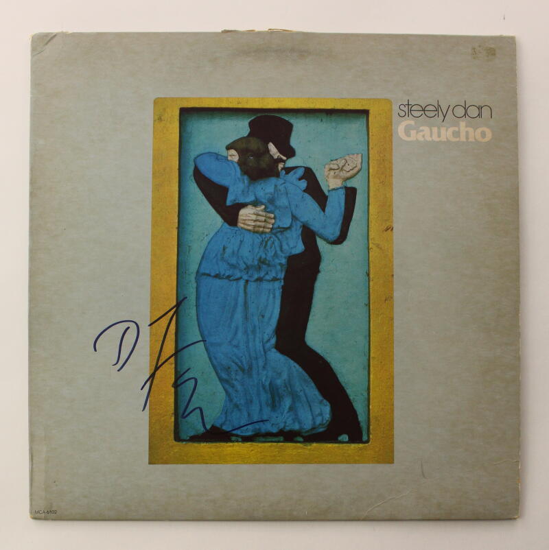 DONALD FAGEN SIGNED AUTOGRAPH ALBUM VINYL RECORD - STEELY DAN GAUCHO W/ JSA COA