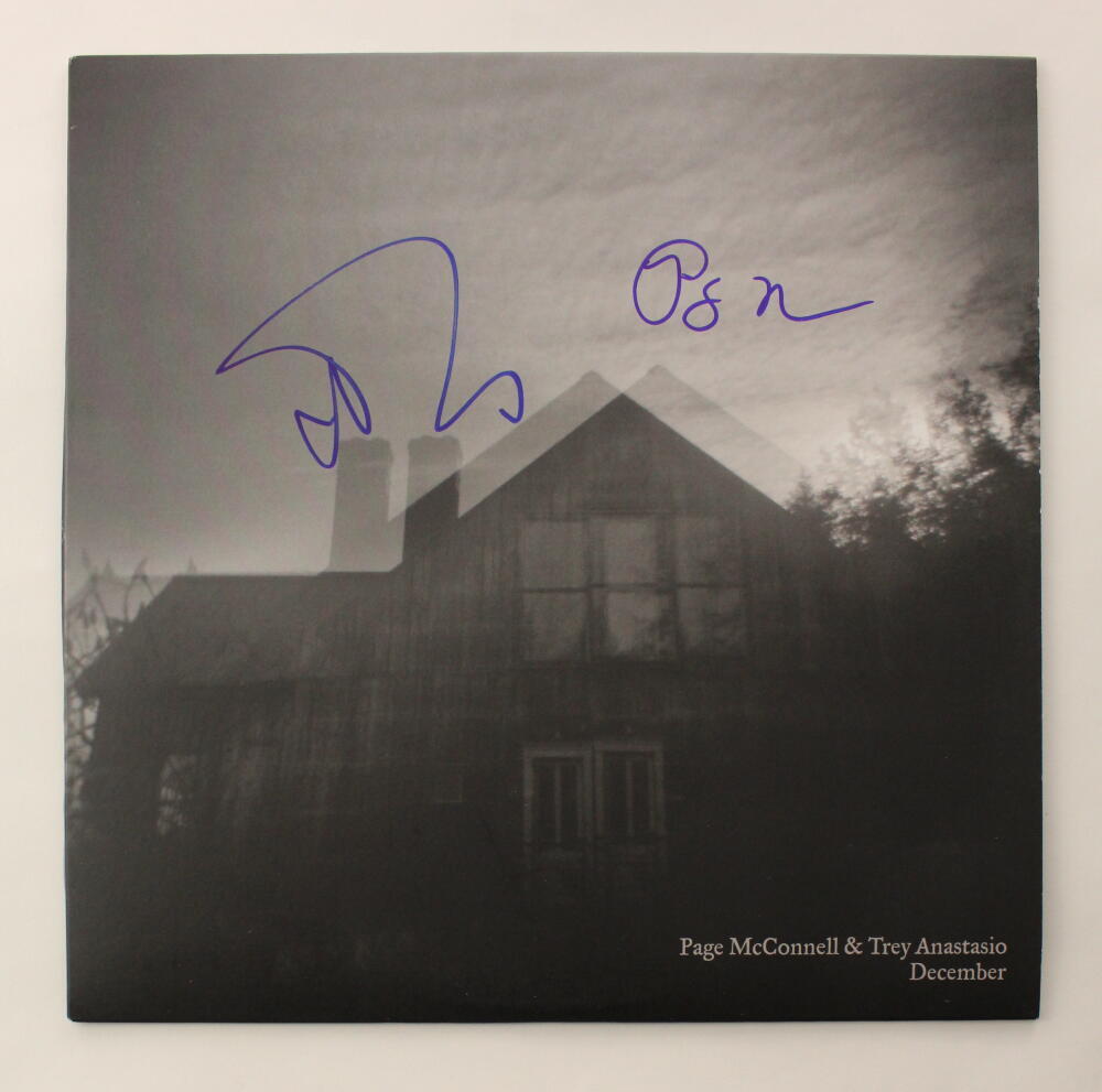 TREY ANASTASIO & PAGE MCCONNELL SIGNED AUTOGRAPH VINYL RECORD - DECEMBER JSA COA