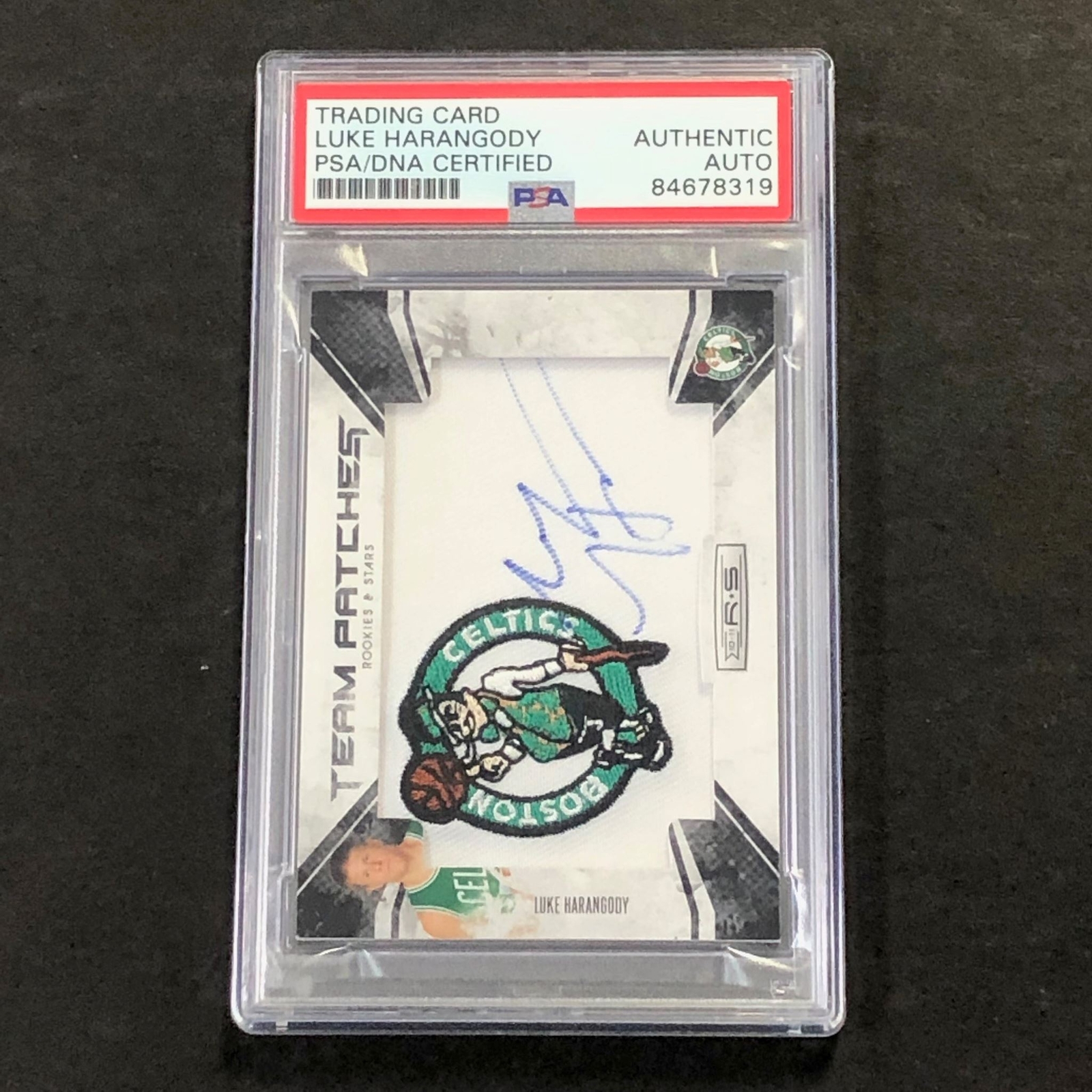 2010-11 Panini Team Patches Rookies and Stars #132 Luke Harangody Signed Card AU