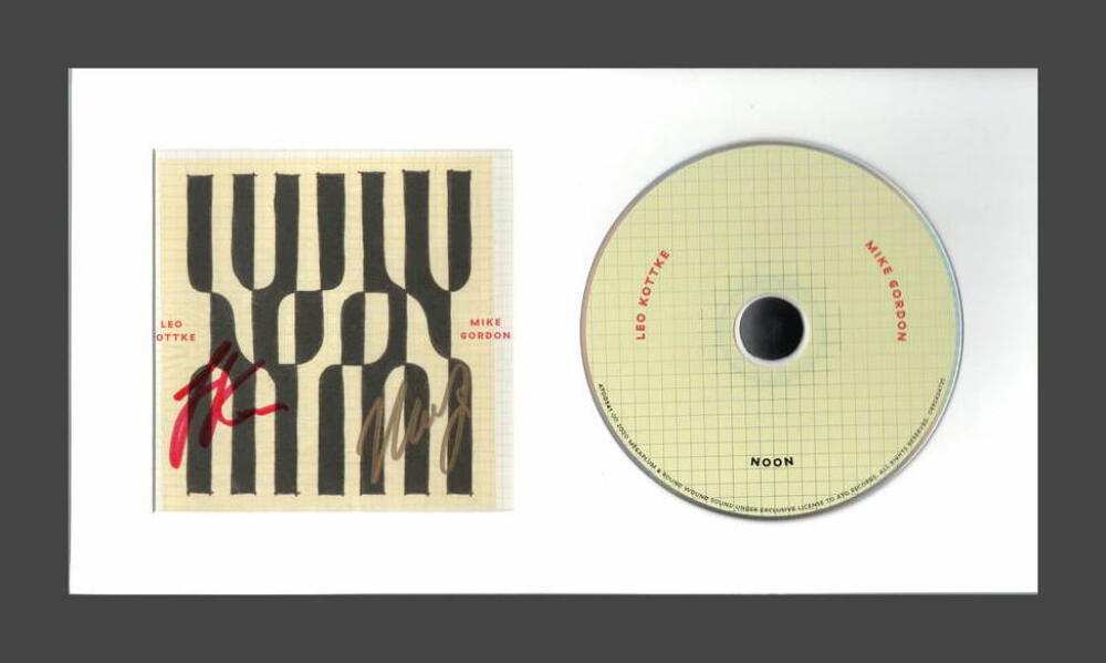 MIKE GORDON +1 PHISH SIGNED AUTOGRAPH NOON FRAMED CD DISPLAY - READY TO HANG!