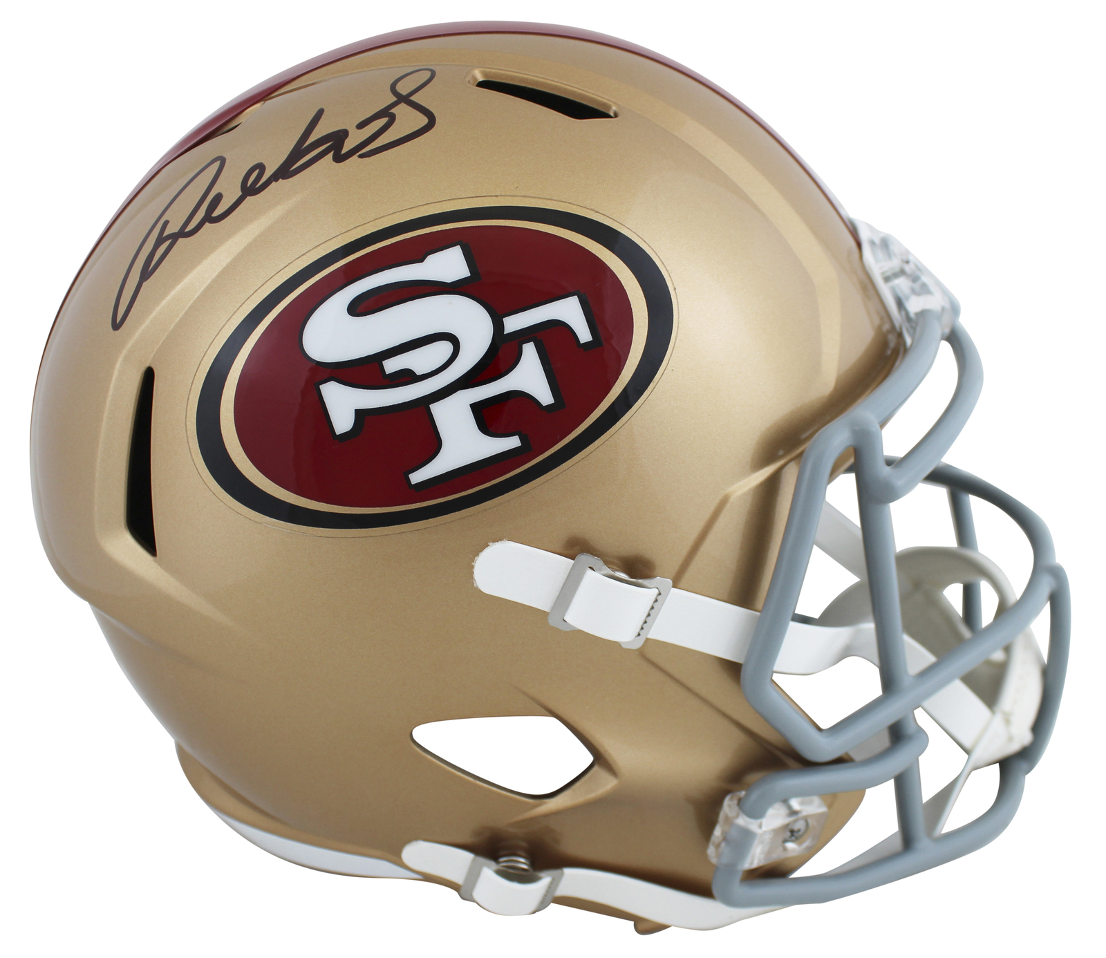 49ers Deebo Samuel Authentic Signed Full Size Speed Rep Helmet JSA Witness