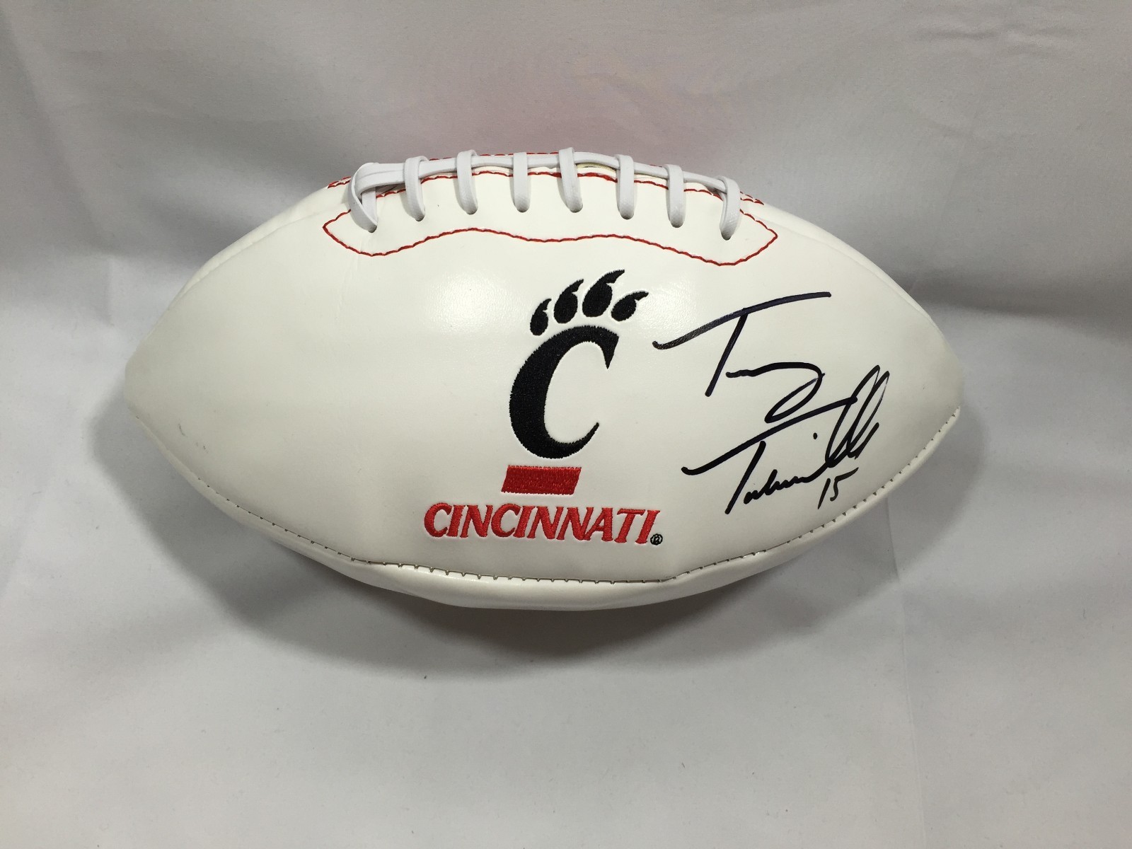 CINCINNATI BEARCATS TOMMY TUBERVILLE SIGNED AUTOGRAPHED FOOTBALL COACH PROOF COA