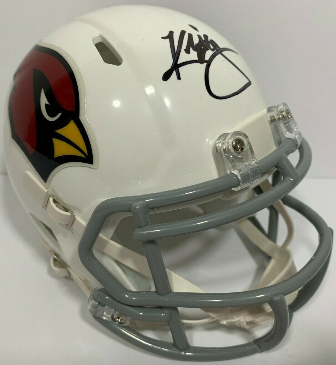 KLIFF KINGSBURY SIGNED AUTOGRAPHED ARIZONA CARDINALS MINI FOOTBALL HELMET JSA !