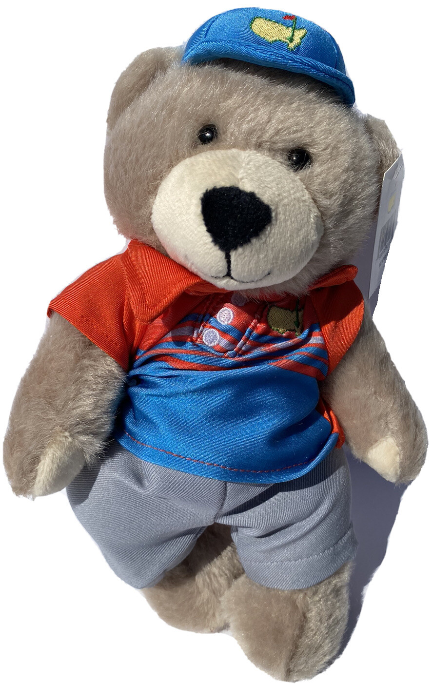 2021 MASTERS COMMEMORATIVE MALE BEAR PLAYER AUGUSTA NATIONAL GOLF CLUB NEW COLLECTIBLE MEMORABILIA