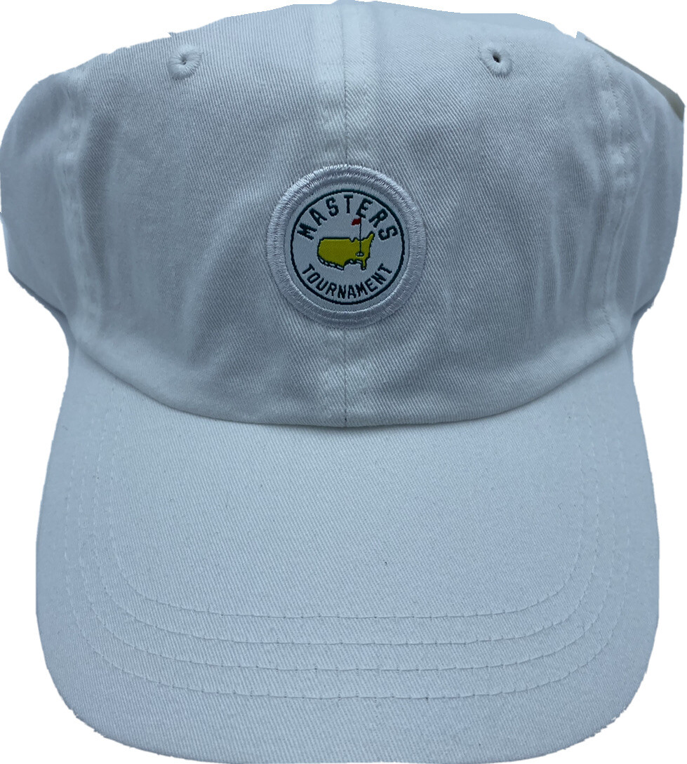 2022 MASTERS WHITE CIRCLE PATCH COTTON HAT AUGUSTA NATIONAL GOLF NEW COLLECTIBLE MEMORABILIA