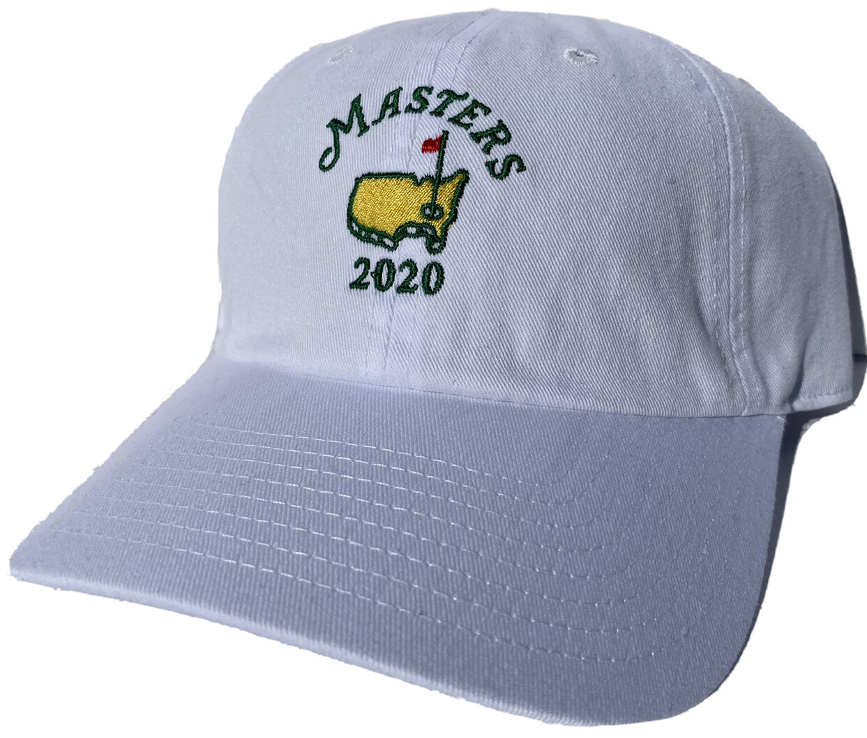 2020 MASTERS WHITE COTTON SLOUCH HAT AUGUSTA NATIONAL GOLF NEW
