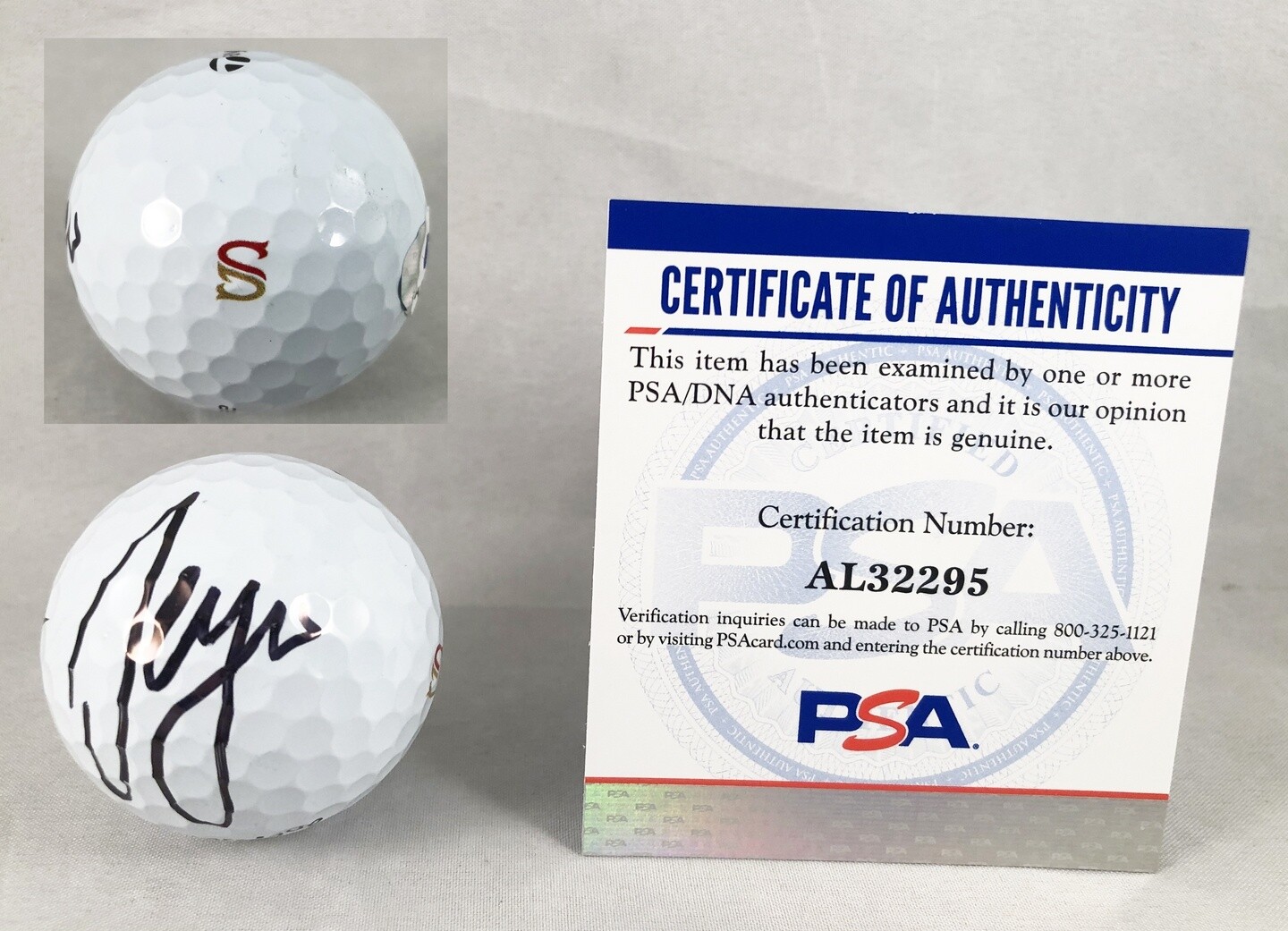 Sergio Garcia Signed Game Used Golf Ball PSA/DNA COA