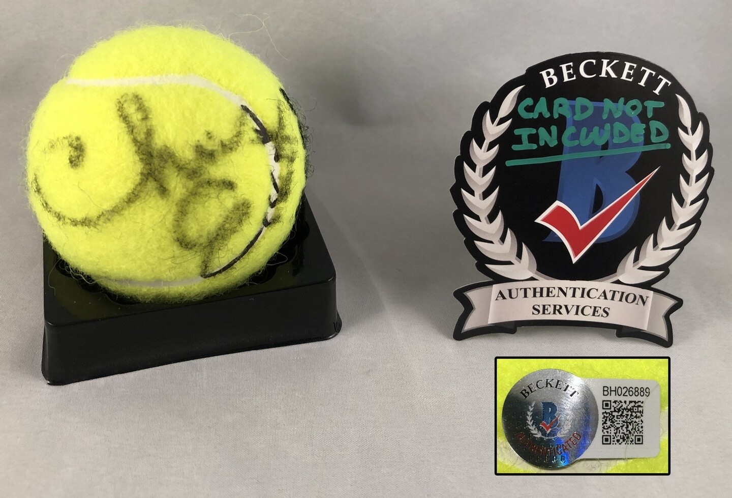Chris Evert Signed Tennis Ball Beckett 1 COA