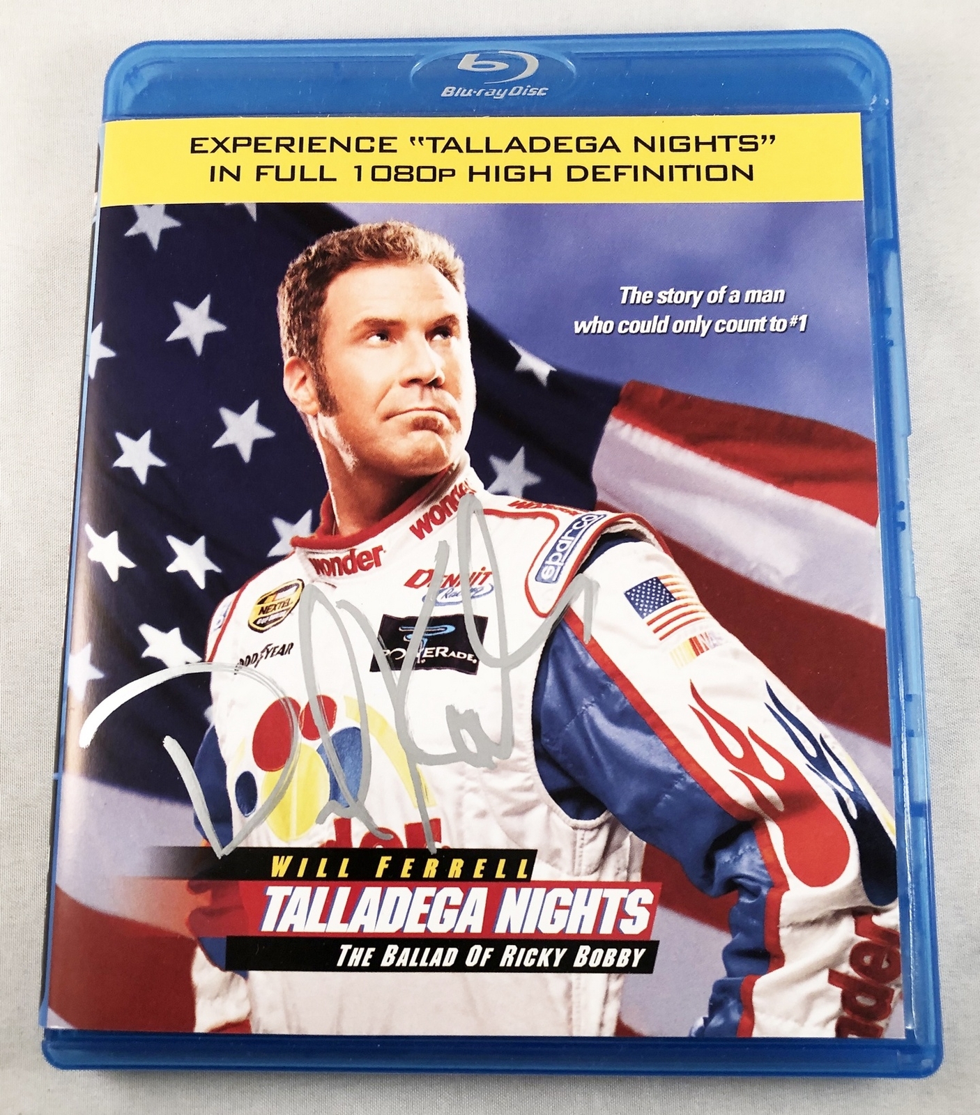 David Koechner Signed DVD Cover Talladega Nights COA