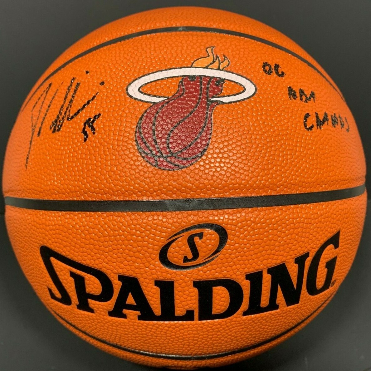 JASON WILLIAMS SIGNED AUTOGRAPHED MIAMI HEAT BASKETBALL WHITE CHOCOLATE BAS
