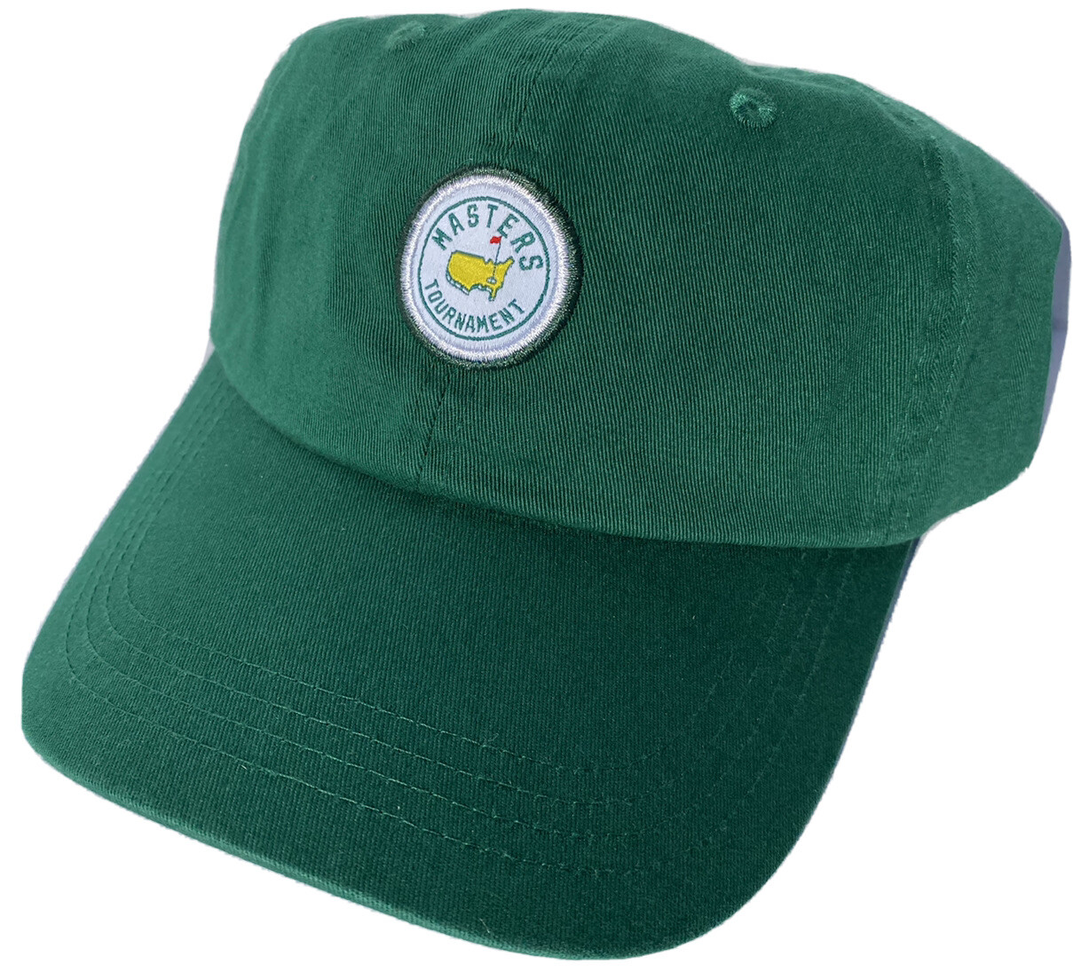 2022 MASTERS GREEN CIRCLE PATCH COTTON HAT AUGUSTA NATIONAL GOLF NEW