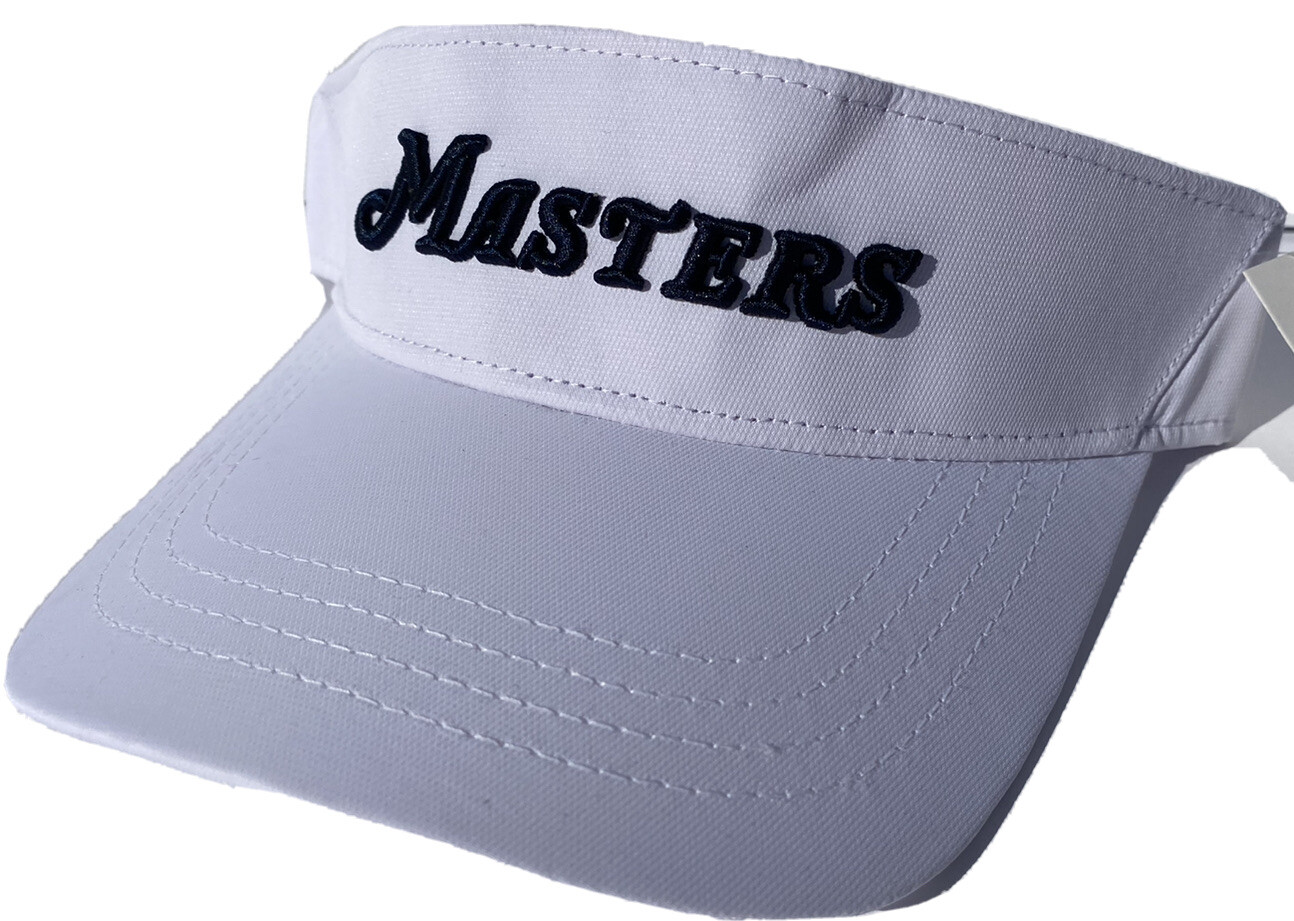 2022 MASTERS WHITE PERFORMANCE VISOR HAT AUGUSTA NATIONAL GOLF ADJUSTABLE NEW COLLECTIBLE MEMORABILIA