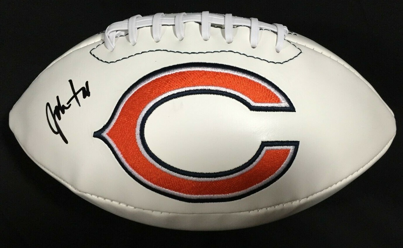 CHICAGO BEARS JOHN FOX SIGNED AUTOGRAPHED FOOTBALL COACH COA **WOW** RARE