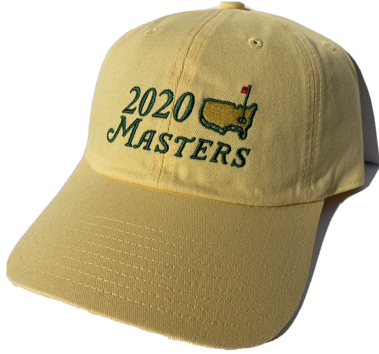2020 MASTERS YELLOW COTTON MEN’S HAT AUGUSTA NATIONAL GOLF CLUB ADJUSTABLE NEW COLLECTIBLE MEMORABILIA