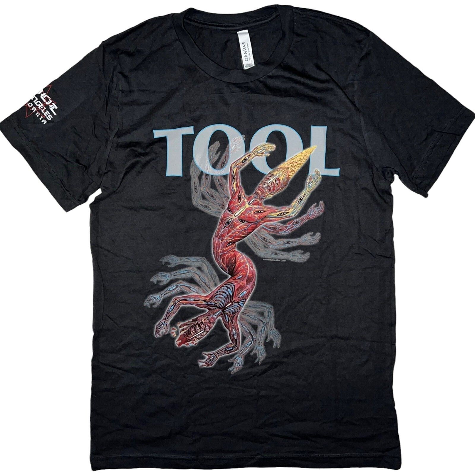 2022 TOOL PARIS FRANCE SHIRT TOUR EXTRA LARGE XL 5/12/22 ALEX GREY POSTER