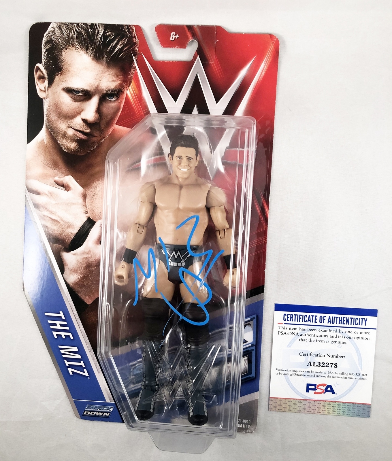 The Miz Signed WWE Figurine Intercontinental Champion COA